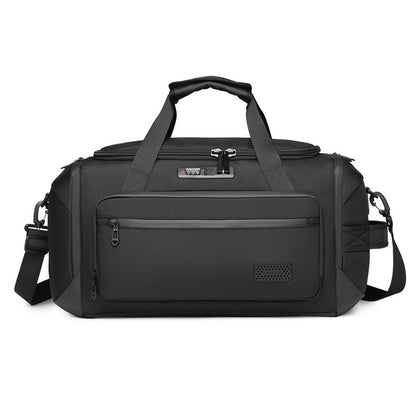 Ozuko portable travel bag large capacity shoulder sports bag can be inserted into the trolley case short-distance wet and dry separation fitness bag 