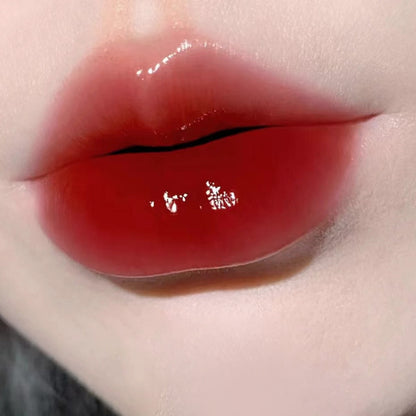 HERORANGE~water mirror gloss lip gloss lipstick cloud mirror water gloss glass lip gloss long-lasting hydrating pouty lips 