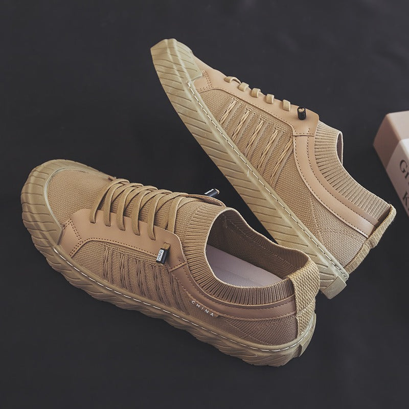 Net shoes men's summer men's mesh hollow casual sports lightweight mesh deodorant autumn slip-on men's shoes summer
