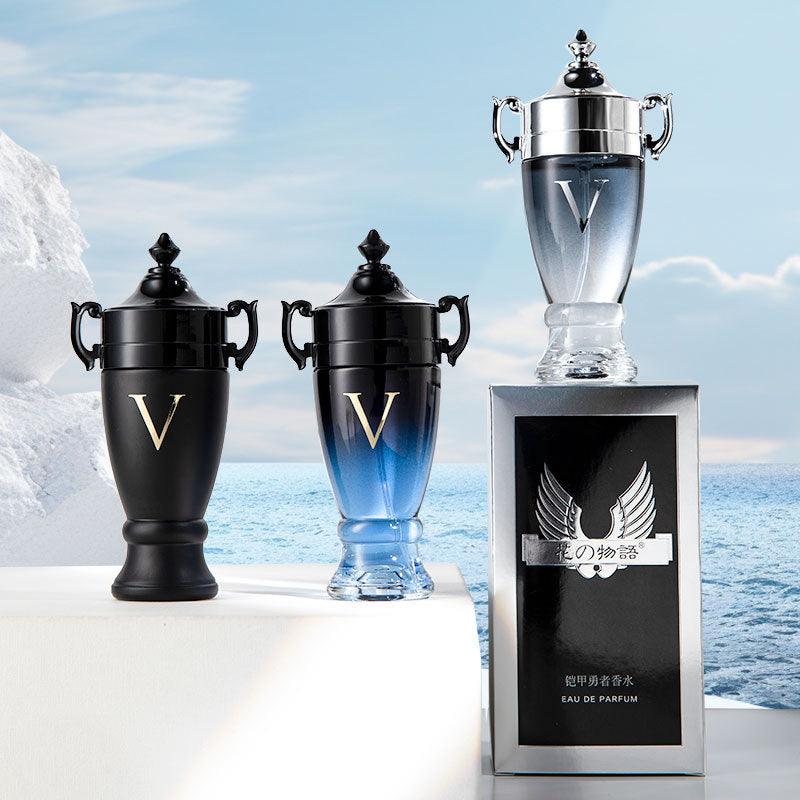 Flower Story Brave Water Legend Trophy Men's Perfume 50ml Large Bottle Cologne Fresh and Long-lasting One-piece Dropshipping 