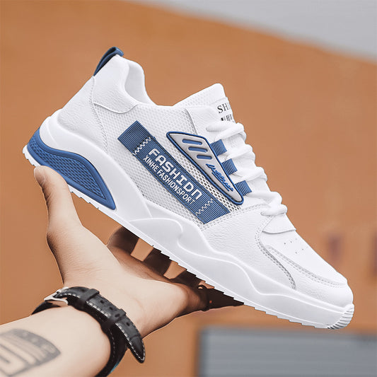 Board shoes men's summer 2023 new mesh breathable sports casual shoes youth trend all-match lightweight men's shoes 