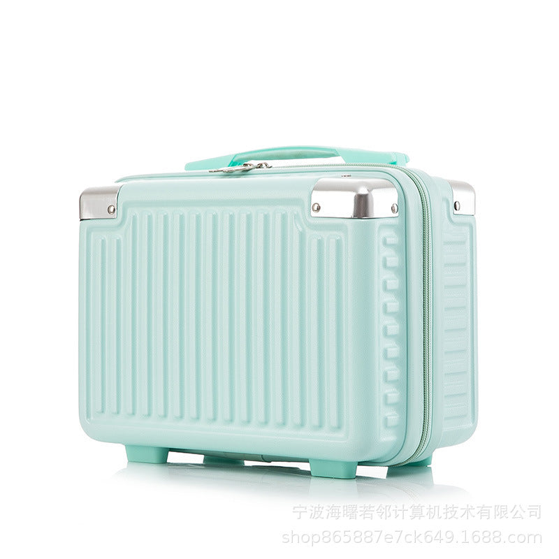 14-inch mini Korean style suitcase, cute cosmetic case, small suitcase, women's small, lightweight, small storage bag 