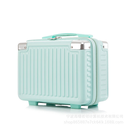 14-inch mini Korean style suitcase, cute cosmetic case, small suitcase, women's small, lightweight, small storage bag 