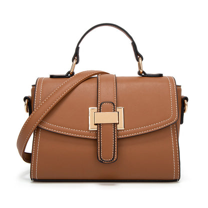 One piece drop shipping European and American women's small square bag 22 new Korean style fashion shoulder handbag simple crossbody bag women's bag 