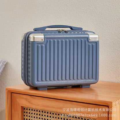 14-inch mini Korean style suitcase, cute cosmetic case, small suitcase, women's small, lightweight, small storage bag 