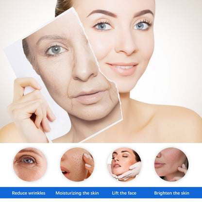 Hoygi Blue Copper Peptide Anti-Wrinkle Essence Moisturizing and Firming Skin Fading Facial Fine Lines Essence 
