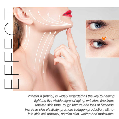 OUHOE Retinol Moisturizing Cream Fades Fine Lines and Dark Circles Moisturizing Anti-Wrinkle Firming Pores Anti-Aging Cream 