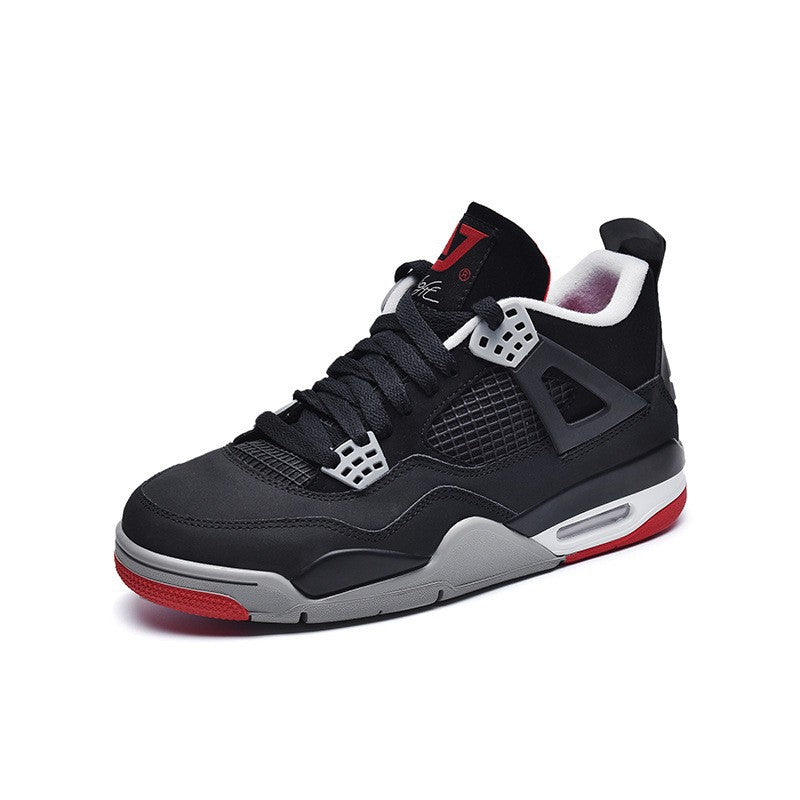 Putian Shoes Factory Wholesale Standard Pure AJ4 White Cement Hot Lava Wing Sports Men's Shoes Actual Basketball Sneakers 
