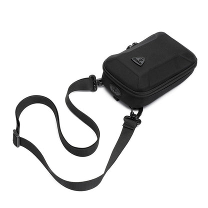 ozuko New Mini Crossbody Bag Casual Men's Clutch Hard Shell Korean Style Small Shoulder Bag Men's Bag 