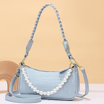 Factory direct sales bags for women 2022 new beaded armpit bag, fashionable and versatile single shoulder crossbody bag, high-end and stylish 