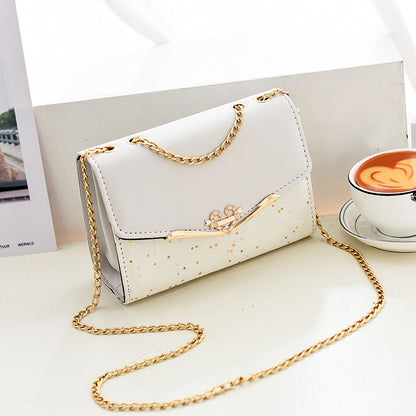 Factory direct sales bags for women cross-border new chain crossbody bag sequined fashion shoulder bag Korean version ladies mobile phone bag 
