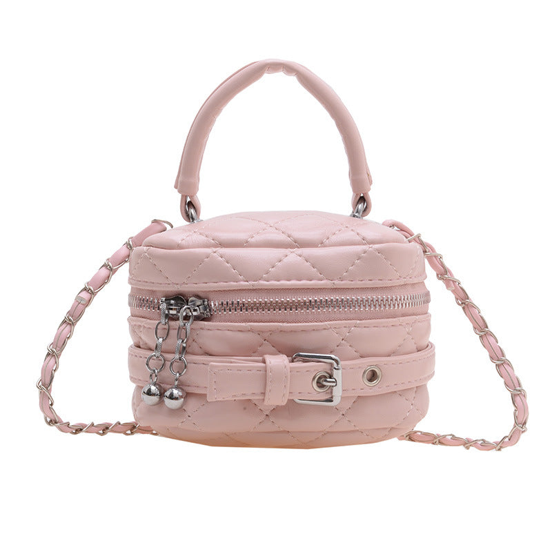 Diamond children's bag, high-end parent-child handbag, fashionable and personalized girl's cross-body bag, small fragrant sequined backpack 