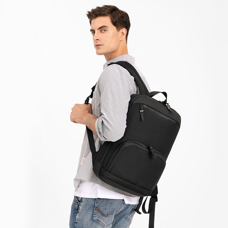 Ozuko New Korean Style Backpack Commuting Men's Business Casual Backpack Wholesale Waterproof Apple Computer Bag