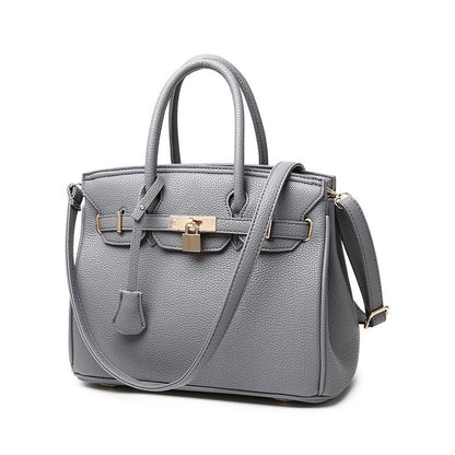 Guangzhou Bag Women 2023 New Women's Bag European and American Fashion Lychee Pattern Platinum Bag Diagonal Shoulder Ladies Handbag