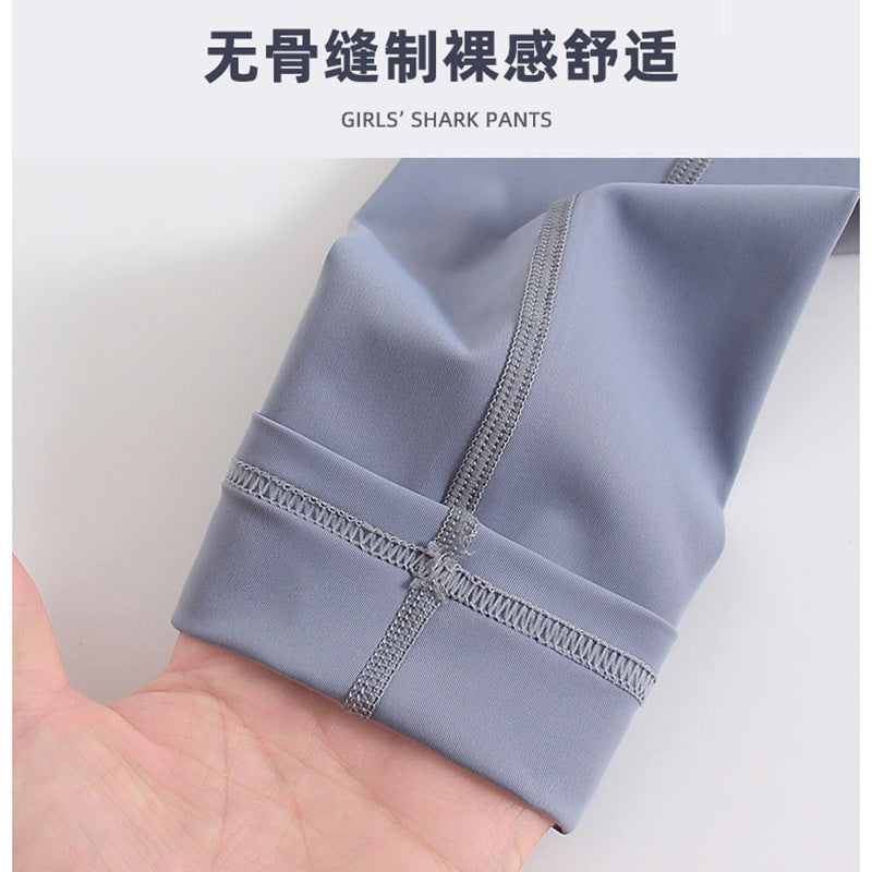 女童打底裤夏季薄款鲨鱼裤批发儿童瑜伽裤长裤小女孩外穿芭比紧身