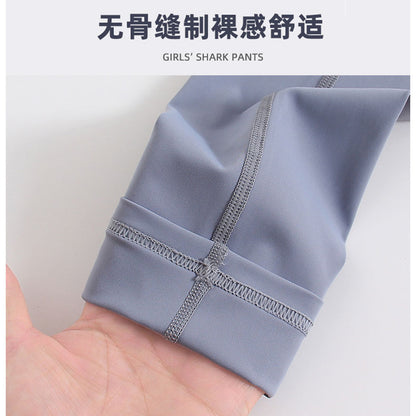 女童打底裤夏季薄款鲨鱼裤批发儿童瑜伽裤长裤小女孩外穿芭比紧身