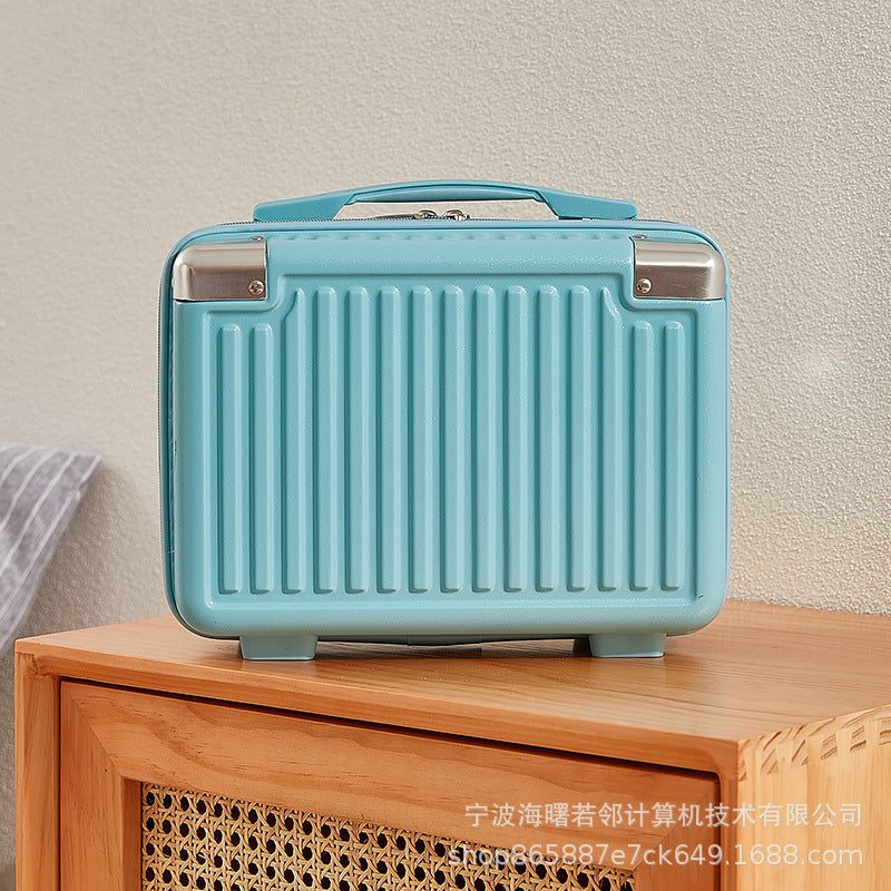 14-inch mini Korean style suitcase, cute cosmetic case, small suitcase, women's small, lightweight, small storage bag 
