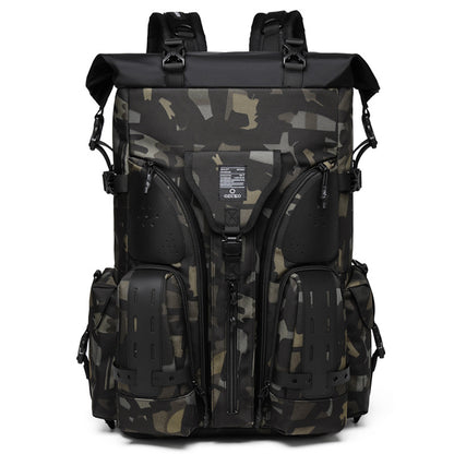 ozuko's new waterproof tactical backpack outdoor trendy men's backpack shoulder large capacity travel baseball bag