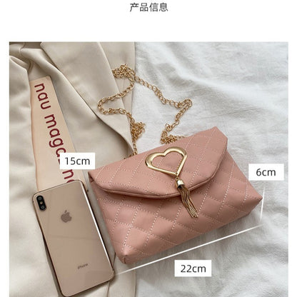 爱心绣花流苏包2021women bags外贸小包批发韩版女士单肩斜跨包女