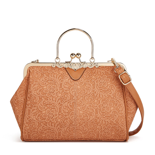 Crossbody bag for women 2023 Amazon hot selling women's bag European and American fashion women's shoulder bag lace handbag large capacity 