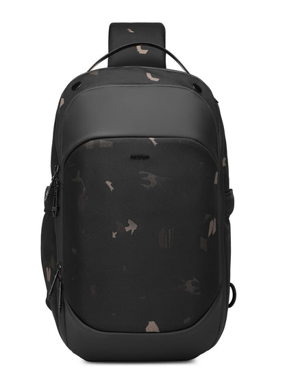 Ozuko new men's crossbody bag large capacity waterproof men's bag high-end business chest bag men's crossbody chest bag 