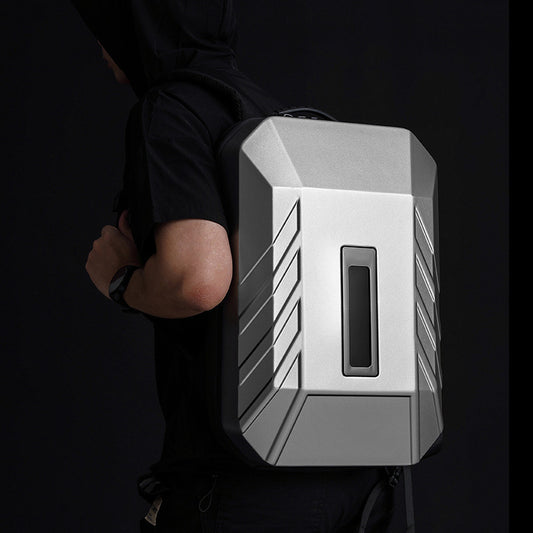 ozuko new business backpack men's PC hard shell computer bag smart trendy cool LED men's backpack backpack