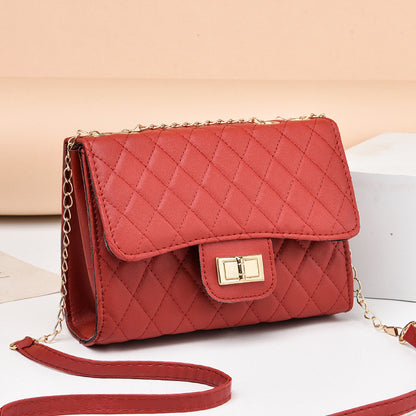 Factory direct sales bags for women 2023 new Korean version versatile rhombus chain bag small fragrant style single shoulder crossbody small square bag 