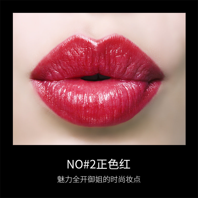 Beautiful image, colorful silky lipstick, gentle and moisturizing, delicate and lip-protecting, elegant and charming lipstick 