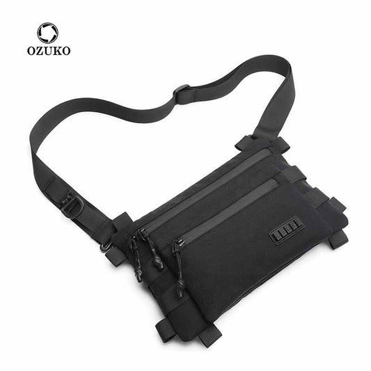 New men's shoulder bag casual waterproof men's small shoulder bag trendy sports bag men's crossbody bag high-end 