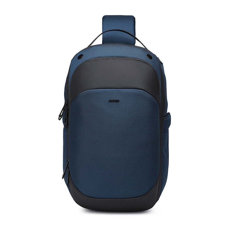 Ozuko new men's crossbody bag large capacity waterproof men's bag high-end business chest bag men's crossbody chest bag 