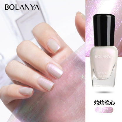 Water-based children's nail polish long-lasting nude transparent nail polish no-bake fast-drying tear-off nail polish wholesale full set 