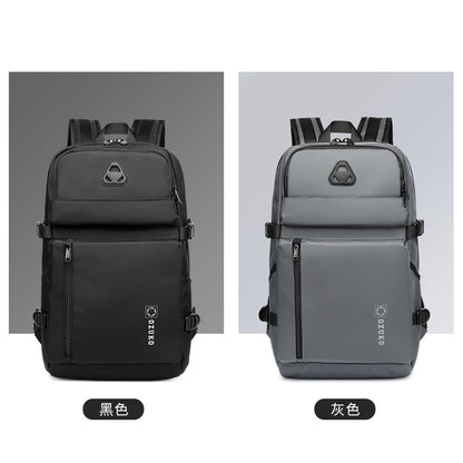 ozuko new school bag college student laptop backpack brand casual waterproof backpack for men 