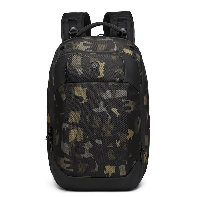 ozuko business backpack men's fashionable travel backpack college student waterproof backpack computer bag 