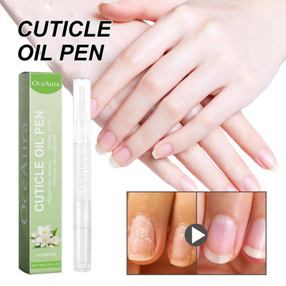 OceAura Nail Care Oil Repair Onychomycosis on Hands and Feet Soft Nails Bright Nails Thickened Jasmine Style 