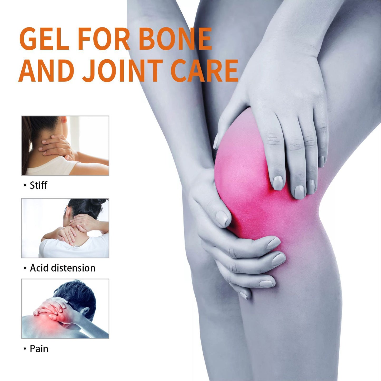 South Moon Joint Care Gel Body Massage Cream relieves knee, lumbar, shoulder and neck muscle pain 