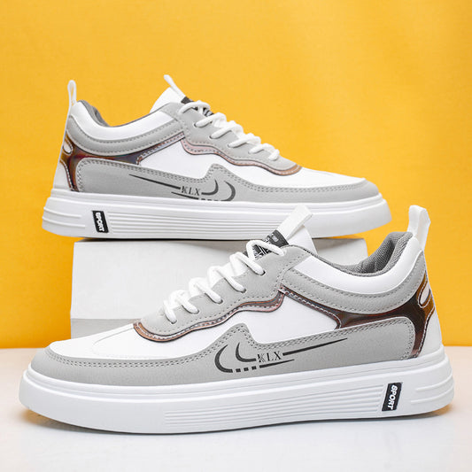 Men's sneakers 2023 new sports breathable white shoes trend ins all-match sneakers spring student casual shoes 