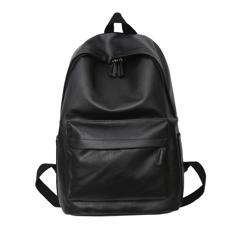 Simple trendy brand large capacity dark style backpack 2023 new men's street workwear college student bag backpack 