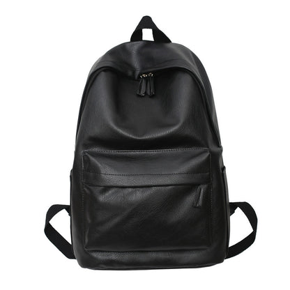 Simple trendy brand large capacity dark style backpack 2023 new men's street workwear college student bag backpack 
