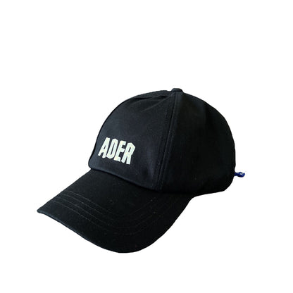 ADER 新款四季通用折纸字母可调节圆顶棒球帽男女情侣款遮阳帽