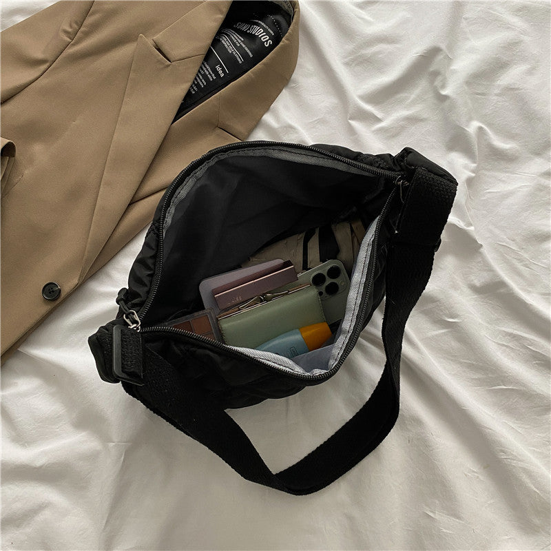 Diamond Embroidery Thread Large Capacity Large Bag Women 2021 Popular New Trendy Fashion One Shoulder Messenger Bag Internet Celebrity Dumpling Bag 