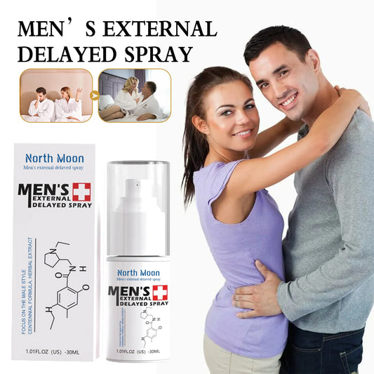 North Moon Men's Care Spray Enhances Stamina Men's Body Strengthening Moisturizing Massage Care Spray 