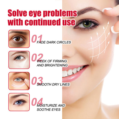 OUHOE Retinol Wrinkle Lightening Eye Cream Firms and Lightens Fine Lines Dark Circles Eye Circle Brightening Double Eyes Eye Cream 