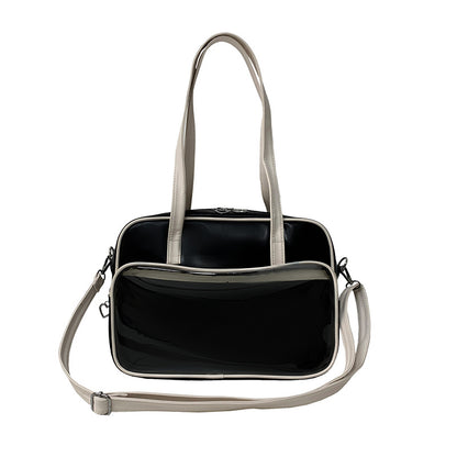 Square Fashion Tote Bag Women 2023 New Soft Leather Large Capacity Shoulder Messenger Bag College Student Ruiying Handbag 