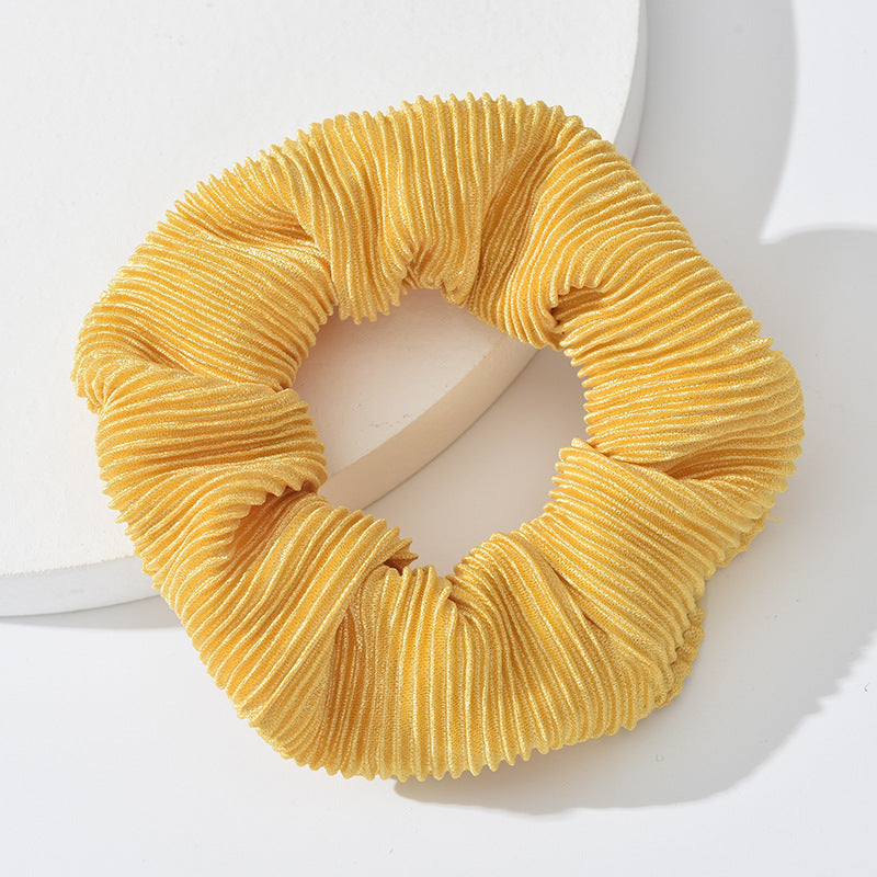 FAT HAIR TIE SUMMER YELLOW FAT HAIR TIE SUMMER YELLOW