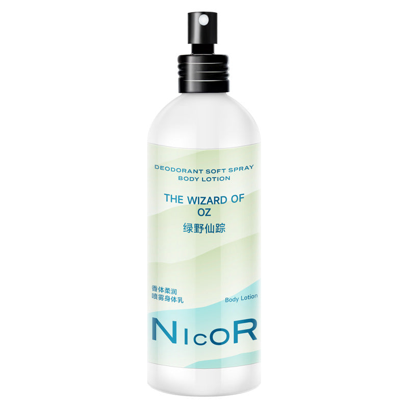 Nicor ​​fragrance body lotion spray moisturizing and hydrating gentle skin moisturizing lotion skin care moisturizing cream drop shipping 
