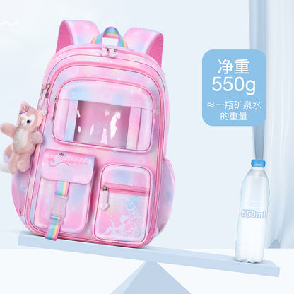 school bag new lightweight school backpack shoulder bag backpack girl children primary school school bag wholesale 