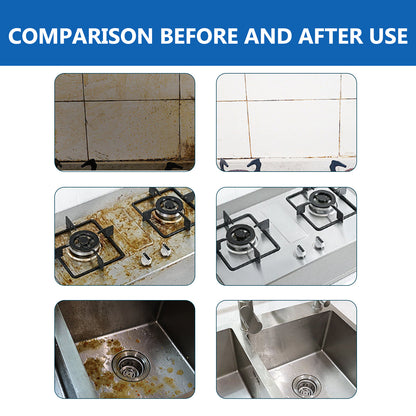 Jue-Fish Kitchen Cleaning Effervescent Tablets Kitchen Stove Range Hood Heavy Oil Dirt and Stains Cleaning Effervescent Tablets 