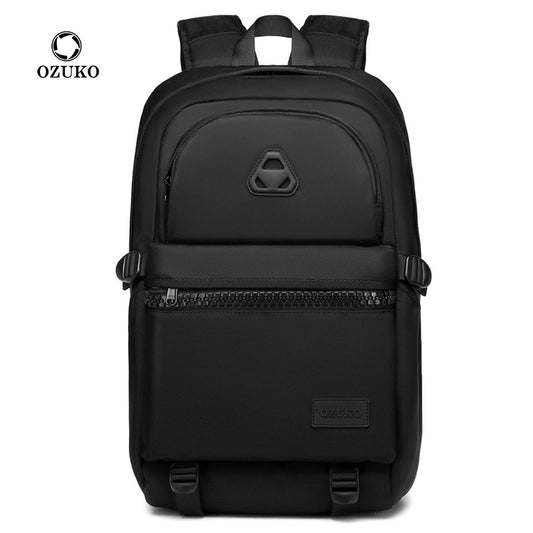 ozuko new student school bag casual men's computer bag 15.6 inch women's multi-function backpack backpack 