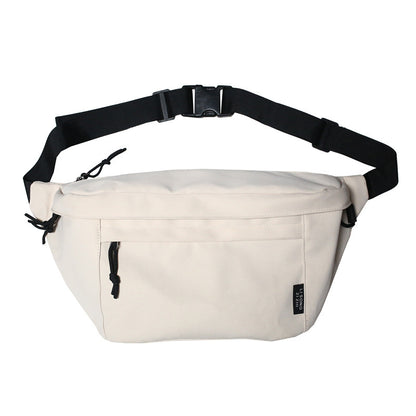 2023 New Korean Style Nylon Cloth Sports Chest Bag Men's Fashion Trendy Student Shoulder Crossbody Bag Waist Bag Women 