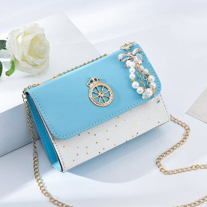 Women's bag wholesale spring and summer new Korean style versatile crossbody bag shoulder fashion chain bag mobile phone bag coin purse 